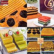 Famous Batam Kueh Lapis Diana / Alya / Lamoist Lapis Cake/ Mr Ong Bika Ambon Cake - deliver 26 or 27