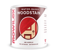 Woodstain Mowilex Cat Kayu Waterbased " Repack" 100ml ~ 250ml - 503 Walnut, 100 ML
