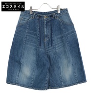 กางเกงยีนส์ขาสั้น Needles [สภาพดีเยี่ยม/25SS] BEAMS Exclusive QV1523 H.D. Buggy Shorts, กางเกงยีนส์ข