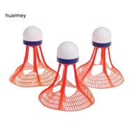 HUARMEY 3Pcs Windproof Badminton Balls Outdoor Student Sports Training Shuttlecocks