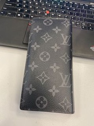 Louis Vuitton LV monogram long wallet brazza