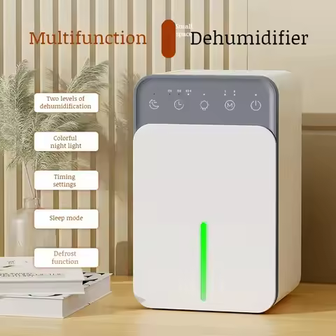 Air Dehumidifier Mute Moisture Absorbers Machine Air Dryer For Home Bedroom Office Kitchen Deodorize