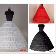 Petticoat 6 hoop / petticoat murah/petticoat hitam /petticoat merah
