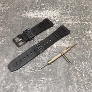 Casio CA53W CA-53w CA 53 W Rubber Watch Strap Casio CA-53w 20mm