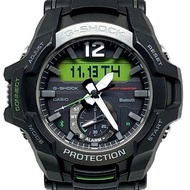 Casio G-SHOCK GR-B100-1A3 GRAVITYMASTER 強韌太陽能藍牙手機連接雙 LED 背光指針航空飛行員腕錶，2018 年 7 月發布
