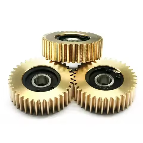 3Pcs Ebike Gears With Bearings Copper 36T Ebike Wheel Hub Motor Planetary Gears For Bafang Motor Ebi