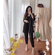 1 SET 4in1 (TOP + PANTS + BLAZER + BANDANA) EC 8-001