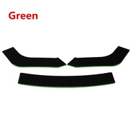 New 3pcs Universal Car Front Bumper Splitter Lip Sopiler Diffuser For VW For Golf MK5 MK6 MK7 CC For