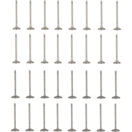 32 PCS Exhaust Valve and Intake Valve Kit Compatible with BMW 550i 650i 750i X5 X6 F01 F02 F07 F10 E