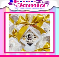 Floating Frame with mini Rosary Souvenir for all occasion Christening | Birthday | Debut | Wedding