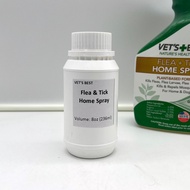 *REPACKED* VETS BEST Flea & Tick Cotton Spice Home Spray for Dogs and Cats 8oz/236ml or 3oz/89ml