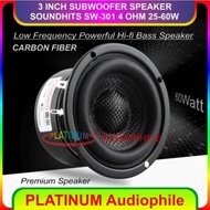 Speaker Subwoofer 3 Inch Woofer Hifi Speaker High Quality Import Murah