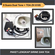 9-tone and TOA 10 Watt Siren, Car Motorcycle Horn Siren, Whelen Landun Senken ZH 610S Siren Module