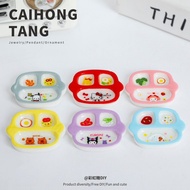 Simulation Mini Kitchen Toy Colorful Plates DIY Accessories Desktop Decor Miniature Food Prop 2GUO S