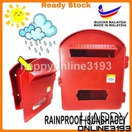 COIL Red PVC Post Letter Box/ RED Plastic Mail Box/ Peti Surat Plastik Merah/ Mailbox/ Letterbox / M