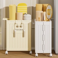 Yoga Mat Storage Box Tidy-up Roller Shelf Home Fitness Equipment Wheeled Storage Basket Sports Foam 