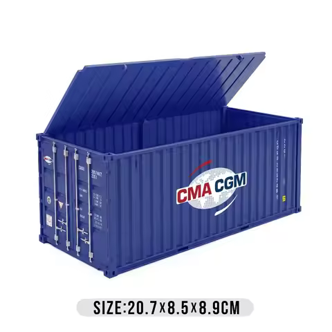 1 Storage Box, Simulated Sea Freight Container Model, Pen Holder Storage Box, Office Supplies Office