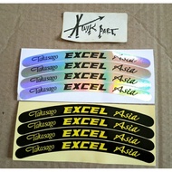 Takasago Excel asia rim stickers