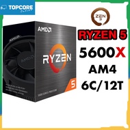 CPU AMD AM4 Ryzen 5 5600X 3.7Ghz Boot 4.6Ghz 6C/12T