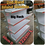 Big Rack 2nd Hand Island Gondola  Stock Ready  Fast Delivery Good Quality 👍 Rack Tengah Besi 