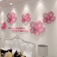 3D Acrylic Sticker Pink Flower