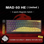 AI Madlions Wired Mechanical Keyboard Gami 60he 68he Non-Mechanical Computer Keyboard with 3.5mm Con