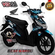 Decal Beat Karbu Full Body Stiker Beat Karbu Full Body Striping Beat Karbu Variasi Triball