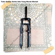 HITAM Fork PACIFIC SUSPENSION MTB 27.5 IRON 28.6X210 T.115mm BLACK Bicycle Spare Parts