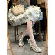 Lolita Gorgeous Elegant Cute Lolita Bow High Heels