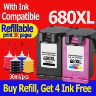 Hp 680 ink hp680xl refillable ink cartridge Compatible