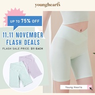 Young Hearts Comfy Athleisure Biker Shorts Y19-B00062 *Clearance Nov