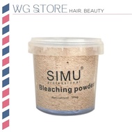 Simu Professional Bleaching Powder 500g Simu Bleach Salon Professional Serbuk Peluntur Rambut Blond 