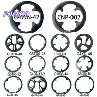MAYSHOW Universal Crank Cover 42T Chainring Crank Set Black Chain Wheel Guard