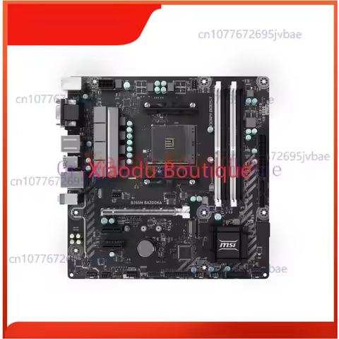 FOR MSI B350M BAZOOKA Motherboard AMD B350 Socket AM4 DDR4 M.2 m-ATX VGA Ryzen DVI-D
