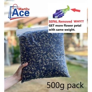 .RS. 💯ORGANIC Bunga Telang Kering 500g/1kg Dried Butterfly Pea 蓝花 蝶豆花