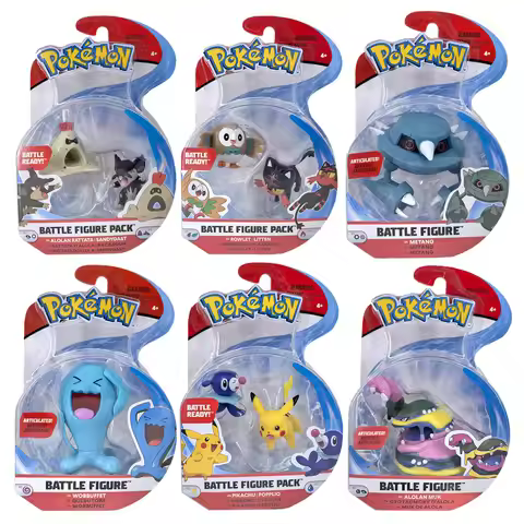 Pokemon WCT Action Figures Muk Wobbuffet Metagross Ludicolo Sandygast Litten Collectible Desktop Orn