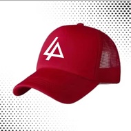 Trucker hat for men and women, linkin park logo, avenged sevenfold a7x logo group band