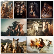 Horse Canvas Print – Running Horse Art, Modern Living Room Wall Decor, No Frame Gift