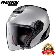 HELMET NOLAN N40-5 SPECIAL N-COM (011) SALT SILVER 100%ORIGINAL MADE IN ITALY VISOR CLEAR HELMET NOL