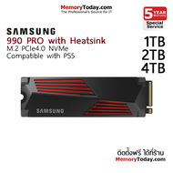 SAMSUNG 990 Pro with Heatsink PCIe4.0 M.2 NVMe SSD 1TB/2TB/4TB