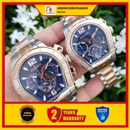 Jam Tangan Couple Aigner Palermo Steel Original BM Bergaransi 2 Tahun