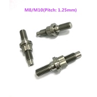 Titanium alloy car modified exhaust pipe bolt titanium alloy bolt M8*1.25/M10 matching bolt screw nu