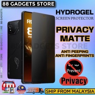 Hydrogel Privacy Matte Screen Protector Asus ROG Phone 9 / 8 / 8 Pro / 7 / 7 U / 6D / 6 Pro / 5s 5 /