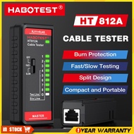 HABOTEST HT812A Network Cable Tester 8P/6P/4P/2P Cable lan Tester Networking Wire Telephone Line Det