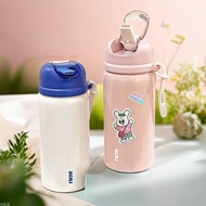 Thermos cup, cup, student, portable straw, premium sense, coffee cup, water cup