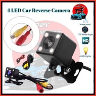 Car Reverse Camera 4 Led Night Vision Rear View Full HD Parking Camera Reverse Myvi Viva Axia Bezza 