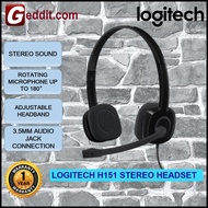 LOGITECH H151 STEREO HEADSET WITH IN-LINE CONTROL