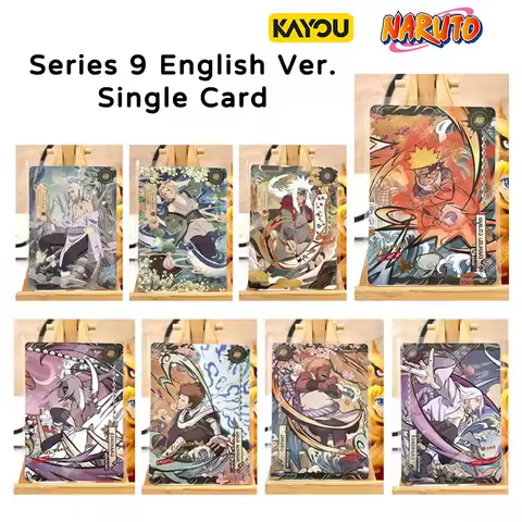 Genuine Kayou Naruto Wave 9 Vol.2 AR CR Single Card English Version Rare Anime Collection Card Uchih