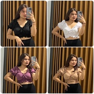 VIERA TOP PLAIN VISCOS MATERIAL WOMEN'S CLOTHING/ WOMEN'S FASHION CLOTHING/ WOMEN'S CROP CLOTHING/