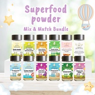 Baby Angel's Homemade【3-in-1】Fresh Premium Baby Food Powder(Ikan Bilis/Mushroom/Sakura Chicken/Pearl Sweet Corn/Spinach/Whitebait)